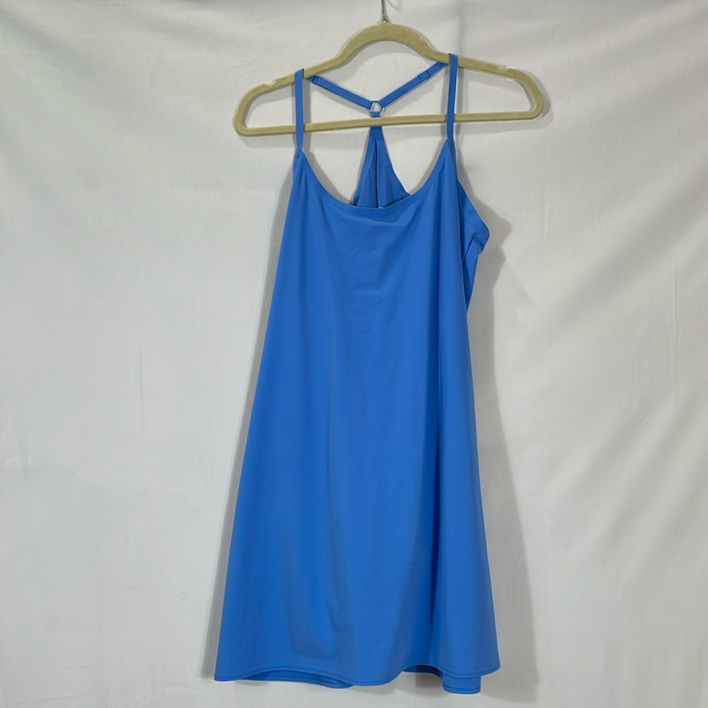 Outdoor Voices The Exercise Dress XXL Blue EUC Like New
